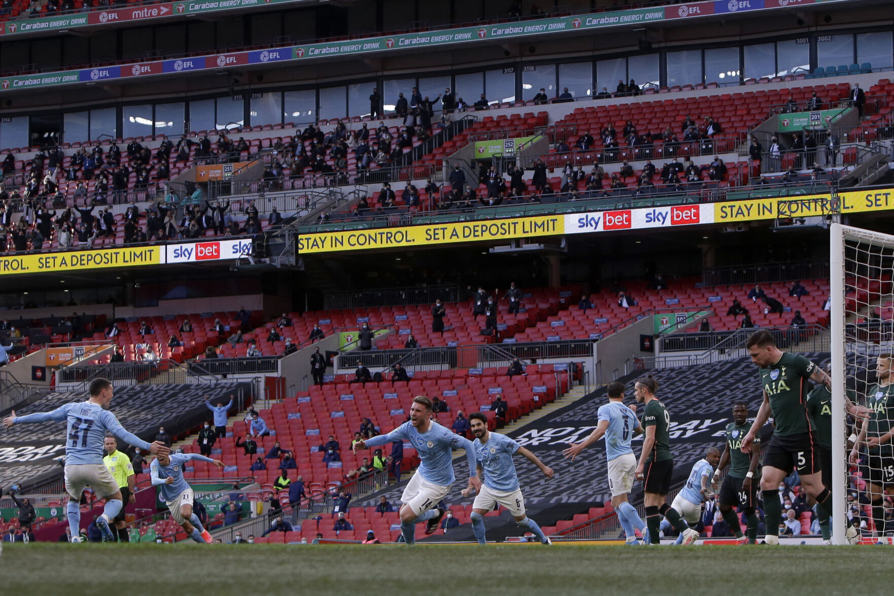 APTOPIX Britain Soccer League Cup Final